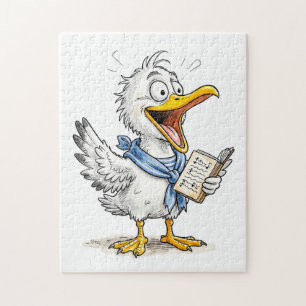 Comic Bird Sailor Crew Jigsaw Puzzle