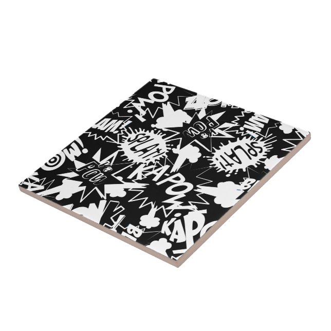 Comic book actions tile (Side)