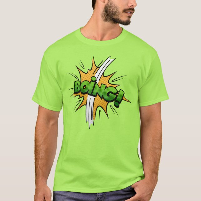 Comic Book Art Boing Bubble T-Shirt (Front)