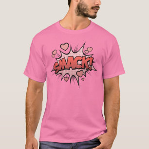 Comic Book Art Kiss Smack T-Shirt