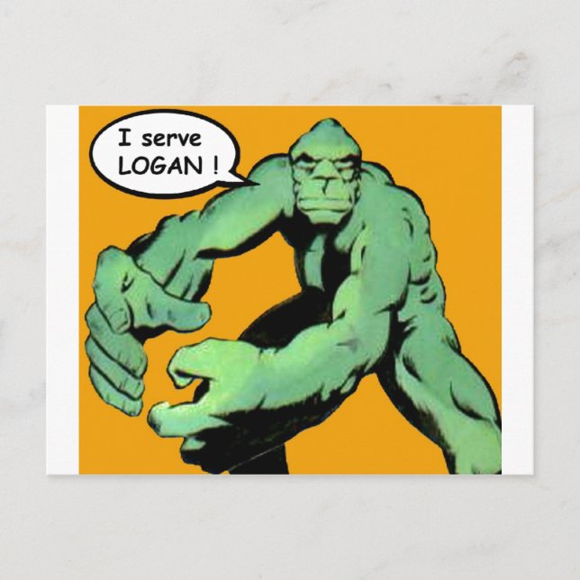 Comic Book Art Postcard (Front)