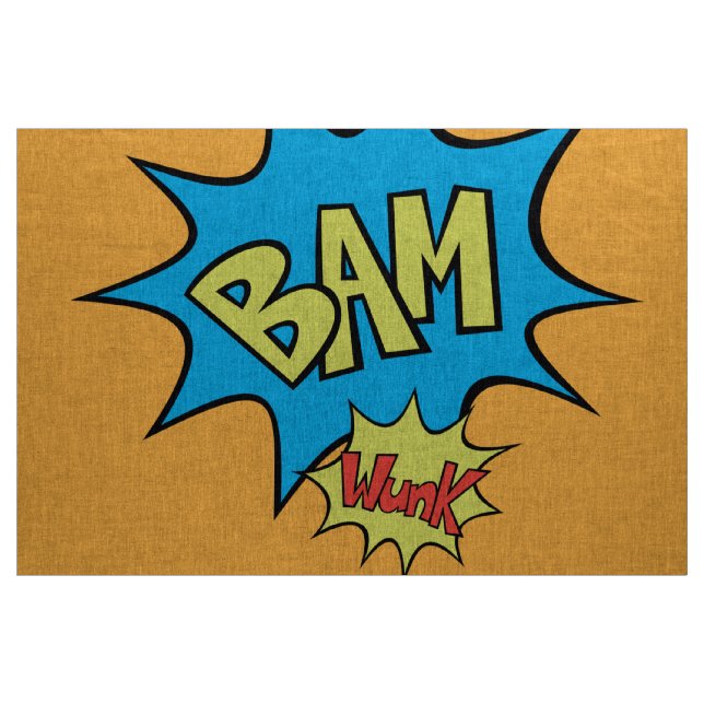 Comic Book "Bam" Balloon Fabric (Yard)