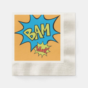 Comic Book "Bam" Balloon Napkin