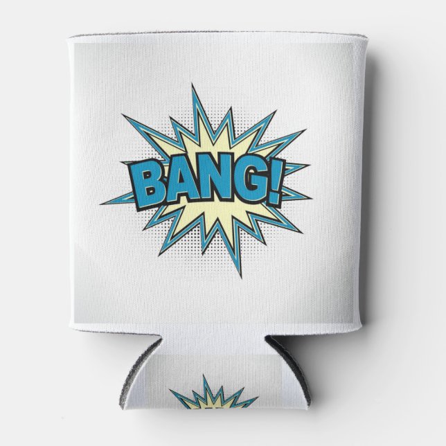 Comic Book BANG! Can Cooler (Front)