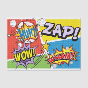 Comic Book Birthday Party! Tissue Paper