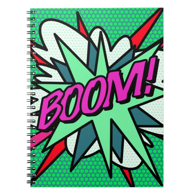 Comic Book BOOM Cool Fun Modern (Front)