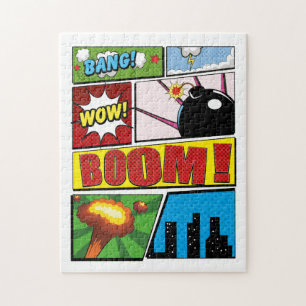 Comic Book cartoon fonts! Jigsaw Puzzle
