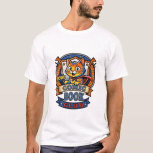 Comic Book Cat Cat Mum Gift Idea - Comic Book Cat T-Shirt