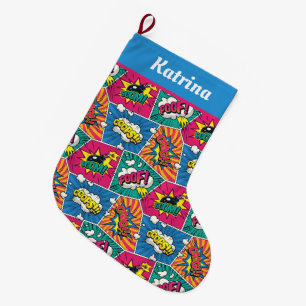 Comic Book Christmas Stocking