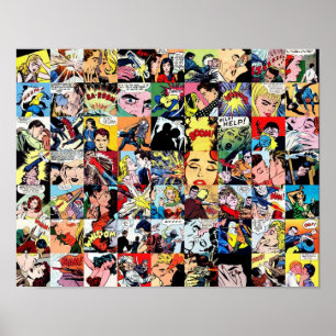 Comic Book Collage Poster