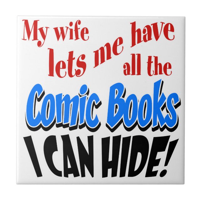 Comic Book Collecting Tile (Front)