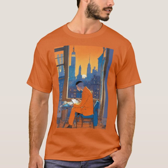 Comic Book Cover Design. T-Shirt (Front)