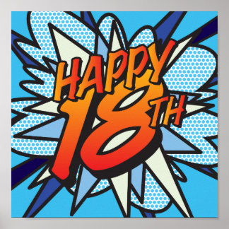 18th Birthday Posters | Zazzle.co.uk