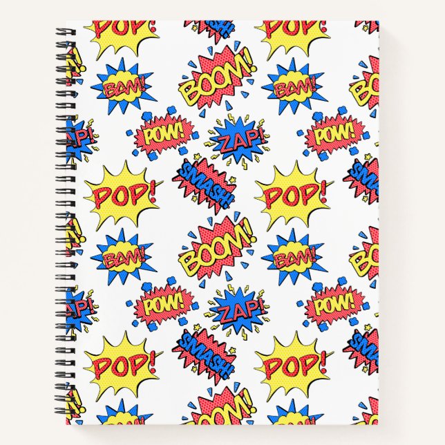 Comic Book Heroes Notebook (Front)
