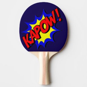 Comic Book Kapow! Exclamation Ping Pong Paddle