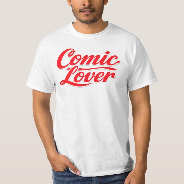 Comic Book Lover Bold Design 1 T-Shirt (Front)