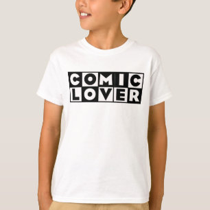 Comic Book Lover Bold Design T-Shirt