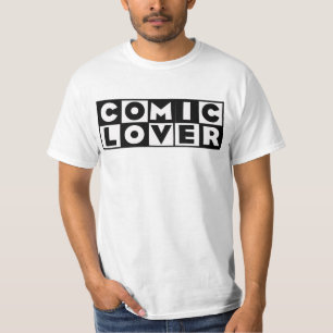 Comic Book Lover Bold Design T-Shirt