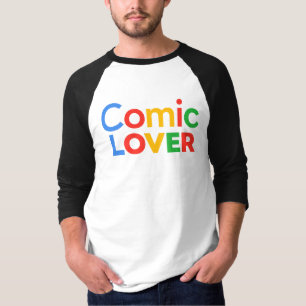 Comic Book Lover Design T-Shirt