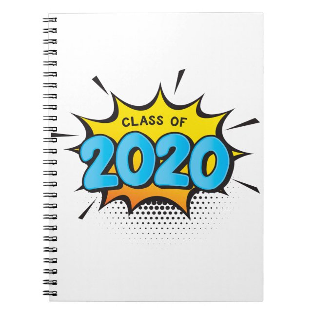 COMIC BOOK modern typography retro class of 2020 (Front)