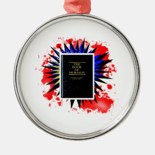 Comic Book Of Mormon Boom Metal Tree Decoration