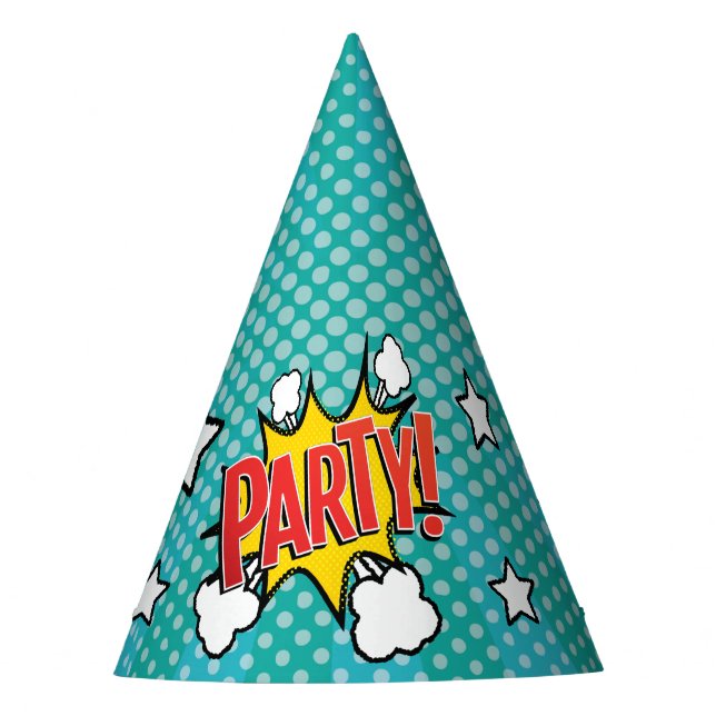 Comic Book PARTY! Hat (Front)