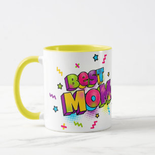 Comic Book Pop Art Best Mum Mug