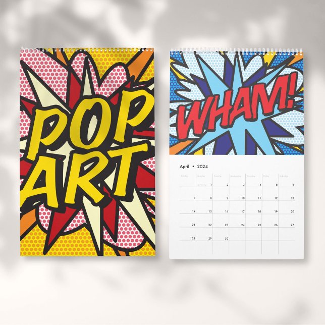 Comic Book Pop Art Calendar (Comic Book Pop Art Calendar)