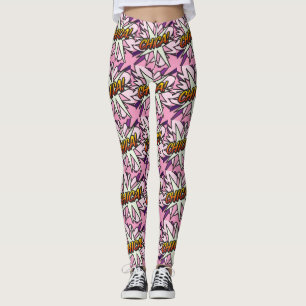 Comic Book Pop Art CHICA Leggings