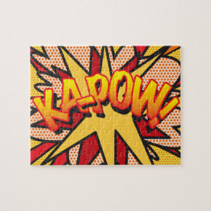 Comic Book Pop Art KA-POW Jigsaw Puzzle