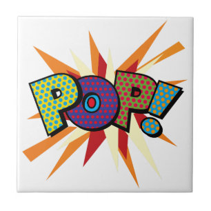 Comic Book Pop Art POP! Tile