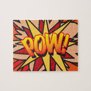 Comic Book Pop Art POW Jigsaw Puzzle