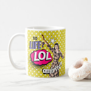 Comic Book Pop Art Retro Lady Funny Coffee Mug