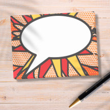 Comic Book Pop Art Speech Bubble