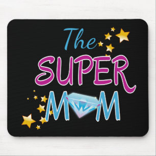 Comic Book Pop Art Superhero Mum Mother's Day Mouse Mat
