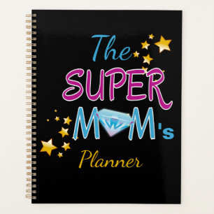 Comic Book Pop Art Superhero Mum Mother's Day Planner