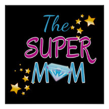 Comic Book Pop Art Superhero Mum Mother's Day