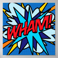 Comic Book Pop Art WHAM
