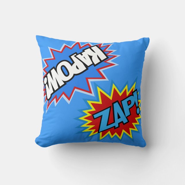 Comic Book Pow! Burst Cushion (Front)