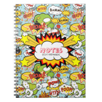 Comic Book Sayings Notebook