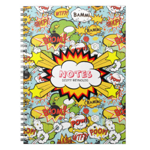 Comic Book Sayings Notebook