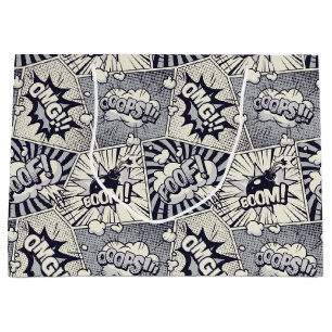 Comic Book Speech Bubble Gift Bag