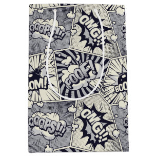 Comic Book Speech Bubble Gift Bag