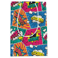 Comic Book Speech Bubble Gift Bag