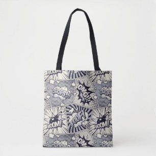 Comic Book Speech Bubble Tote Bag