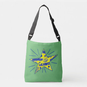 Comic Book Star Crossbody Bag