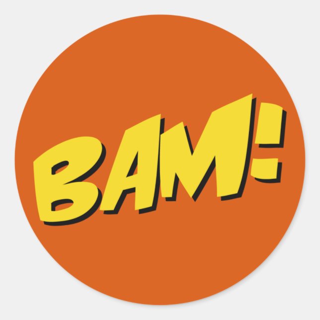 Comic Book Sticker (Front)