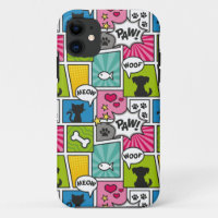 Comic Book Style Pet Pattern