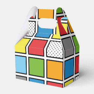 Comic Book Style Squares Favour Box