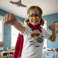 Comic Book Style Super Hero T-Shirt